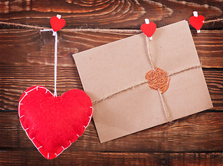 Image showing hearts and envelopes