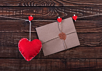 Image showing hearts and envelopes