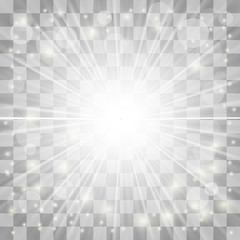 Image showing Blurred Sun Rays.