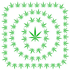 Image showing Set of Cannabis Frames