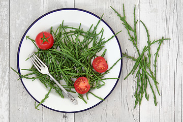 Image showing Samphire and Tomato Superfood