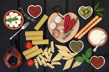 Image showing Healthy Italian Food Sampler