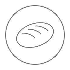 Image showing Loaf line icon.