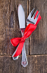 Image showing fork and knife