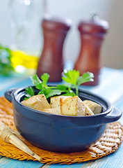 Image showing fried tofu