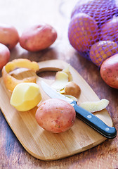 Image showing raw potato