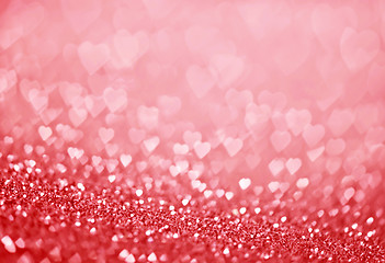 Image showing heart bokeh