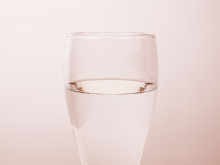 Image showing  Glass of water vintage