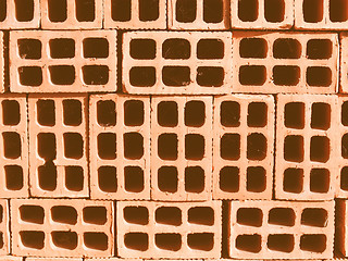 Image showing  Bricks picture vintage