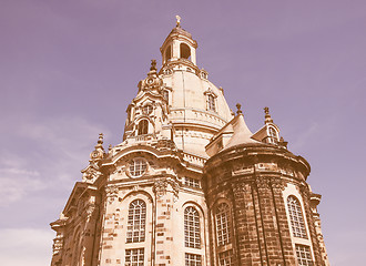 Image showing Frauenkirche Dresden vintage