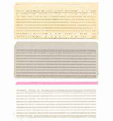 Image showing  Punched card vintage