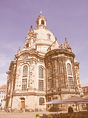 Image showing Frauenkirche Dresden vintage