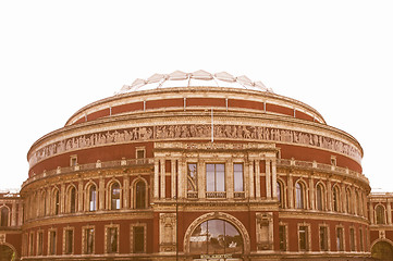 Image showing Royal Albert Hall, London vintage