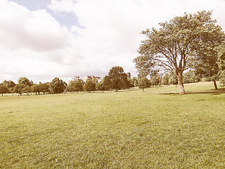 Image showing Primrose Hill, London vintage