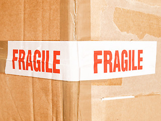 Image showing  Fragile picture vintage