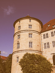 Image showing Altes Schloss (Old Castle), Stuttgart vintage