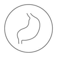 Image showing Stomach line icon.