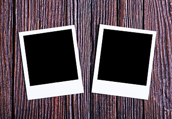 Image showing Blank instant photo