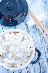 Image showing boiled rice