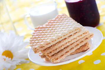 Image showing waffles