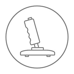 Image showing Joystick line icon.