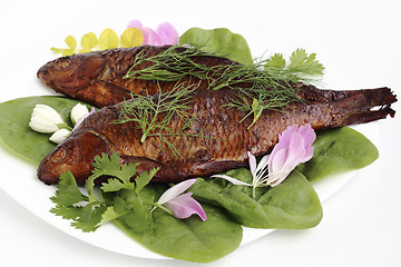 Image showing Smoked fish