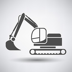 Image showing Construction bulldozer icon