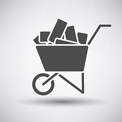 Image showing Construction cart icon