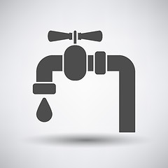 Image showing Pipe with valve icon