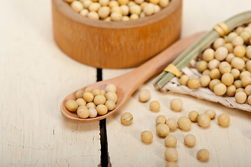 Image showing organic soya beans 