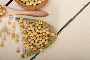 Image showing organic soya beans 