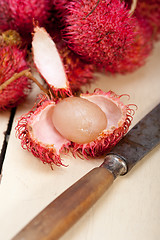 Image showing fresh rambutan fruits 