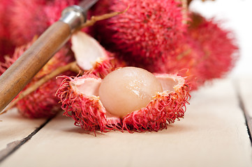 Image showing fresh rambutan fruits 