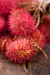 Image showing fresh rambutan fruits 