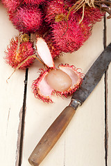 Image showing fresh rambutan fruits 