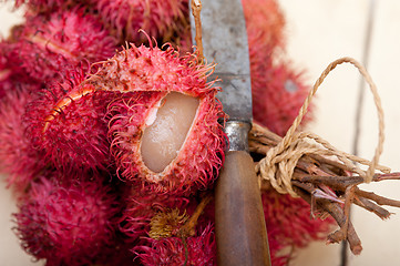 Image showing fresh rambutan fruits 