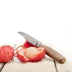 Image showing fresh rambutan fruits 