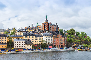 Image showing Ppanorama of the Old Town  in Stockholm, Sweden