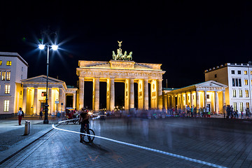 Image showing Brandenburg gate, Berlin, Germany