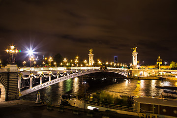 Image showing Bridge of the Alexandre III in Paris