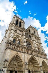 Image showing Notre Dame de Paris cathedral