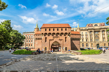 Image showing Barbican in Krakow, Poland