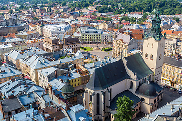 Image showing Lviv bird\'s-eye view