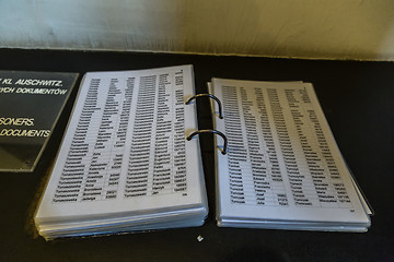 Image showing Exhibition in Concentration camp in Auschwitz.