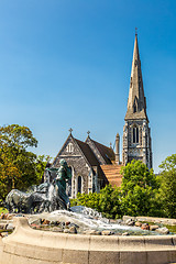 Image showing The Gefion fountain in Copenhagen