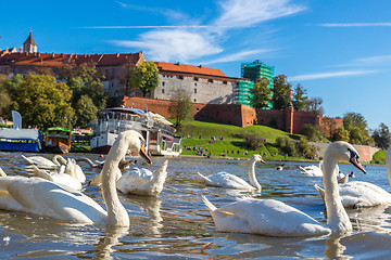 Image showing Wawel castle in Krakow