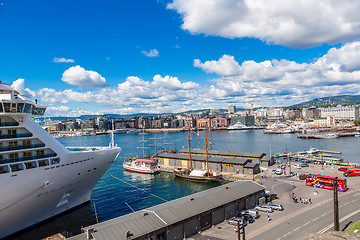 Image showing Oslo skyline in Norway