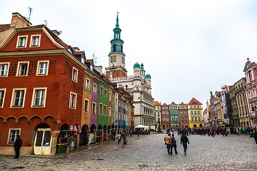 Image showing Old market square in Poznan