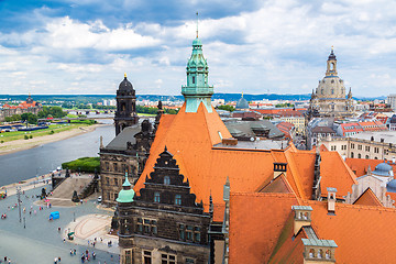 Image showing Dresden and Frauenkirche church