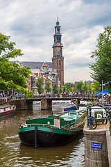 Image showing Westerkerk in Amsterdam